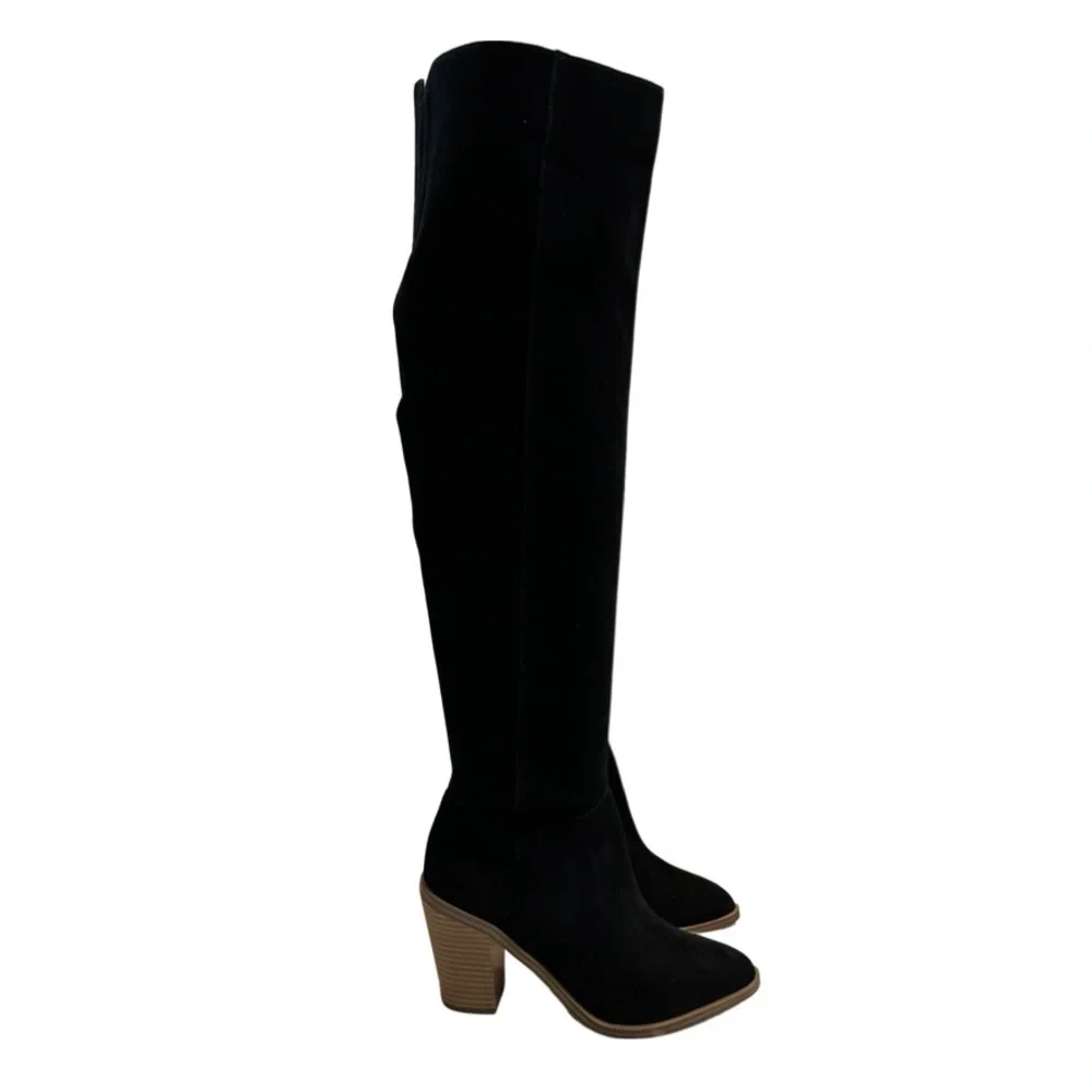 NWOT BP Hensley Suede Leather‎ Knee High Boots